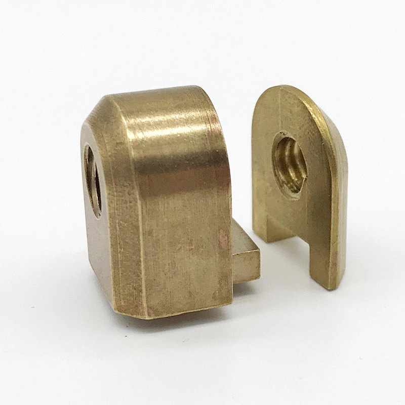 OEM Precision CNC Milling Machined / Turning Brass Coupler Parts