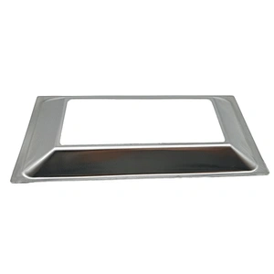 Custom OEM Flat Sheet Metal Aluminum Led Light / Cob Reflector Cover