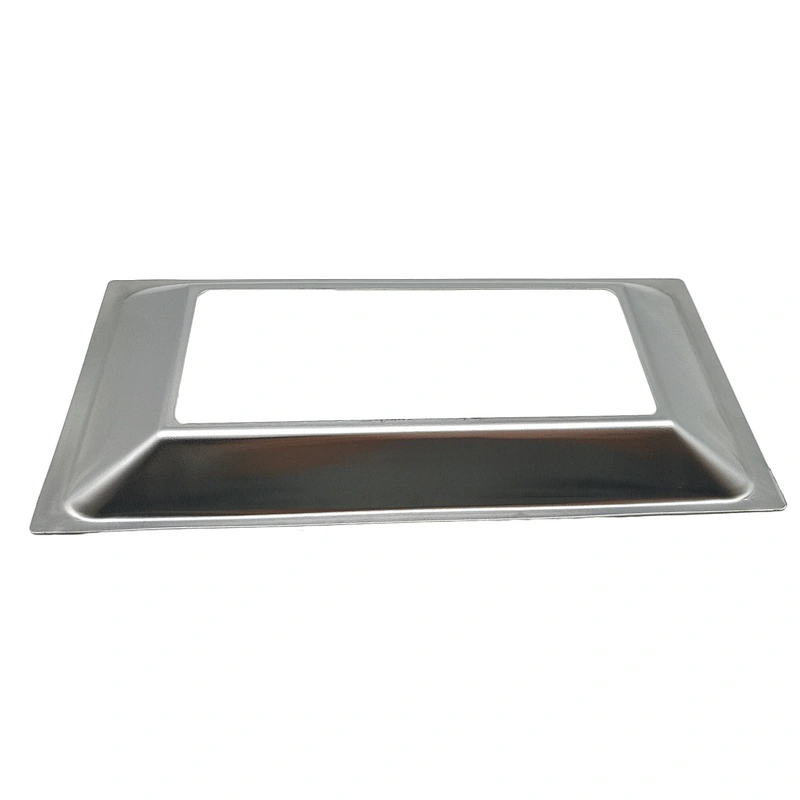 Custom OEM Flat Sheet Metal Aluminum Led Light / Cob Reflector Cover
