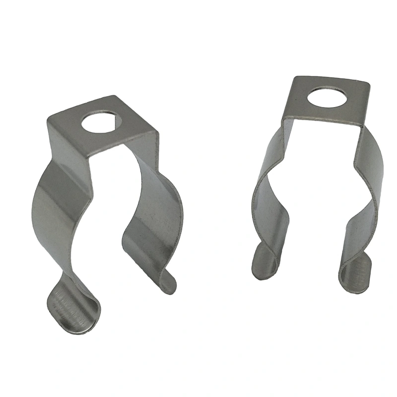 Custom U Shape 304 Spring Steel T8 Clip / Clamp For Led And Lamp
