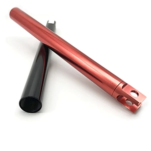 Custom Matte Black Anodized 5051 Aluminum Tube Fittings With Threaded