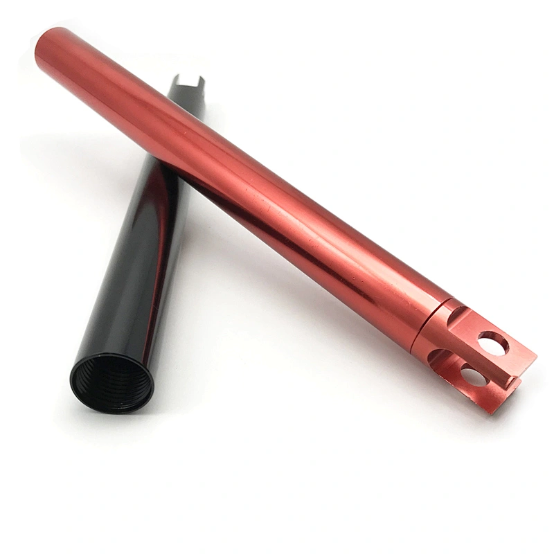 Custom Matte Black Anodized 5051 Aluminum Tube Fittings With Threaded