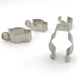 Custom U Shape 304 Spring Steel T8 Clip / Clamp For Led And Lamp