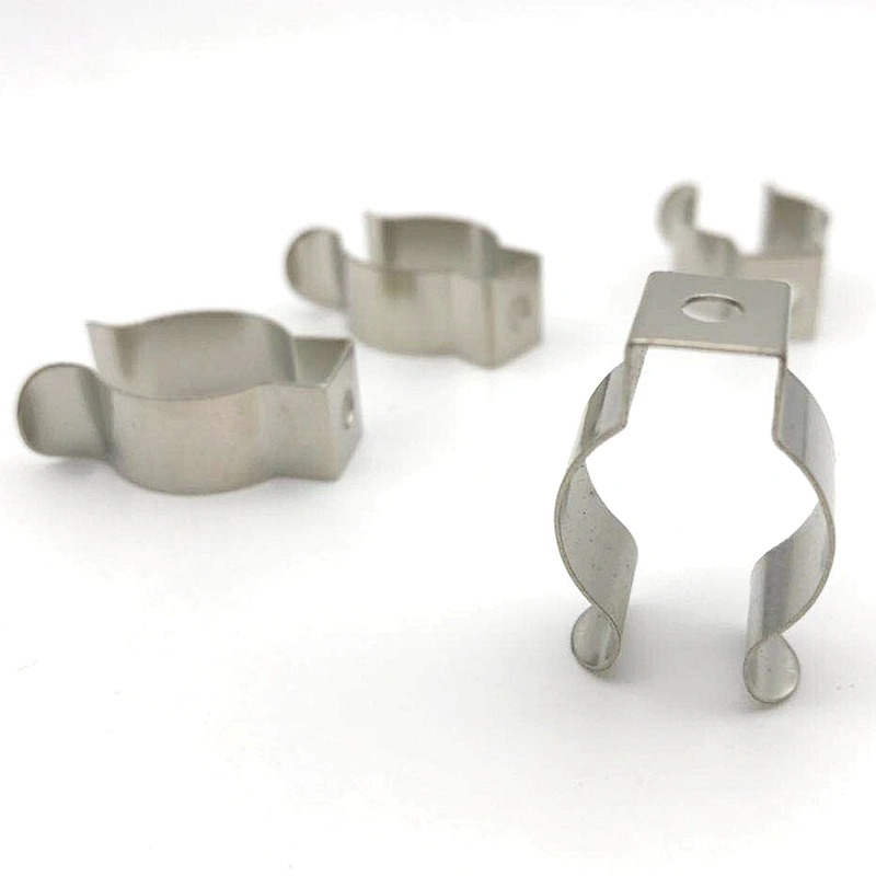Custom U Shape 304 Spring Steel T8 Clip / Clamp For Led And Lamp