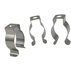 Custom U Shape 304 Spring Steel T8 Clip / Clamp For Led And Lamp