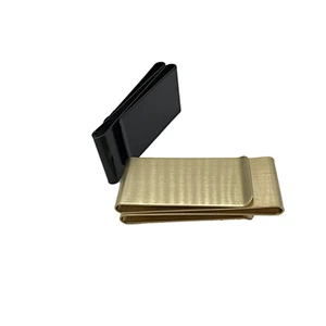 Wholesale Custom Stainless Steel Brass Metal Blank Money Clip Hardware