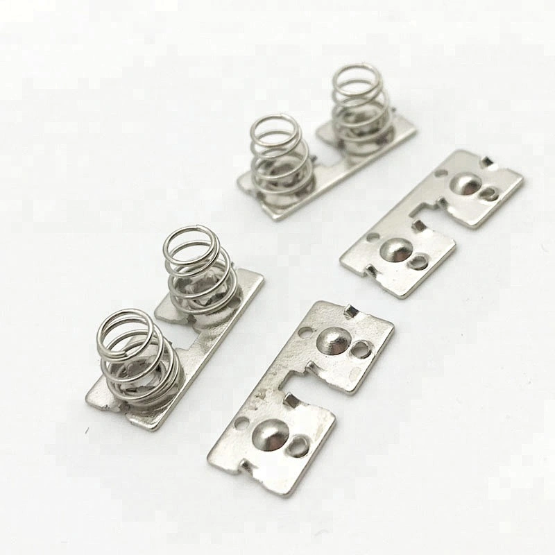 Precision Sheet Metal Stamping Tab Connector / Battery Terminal For PCB