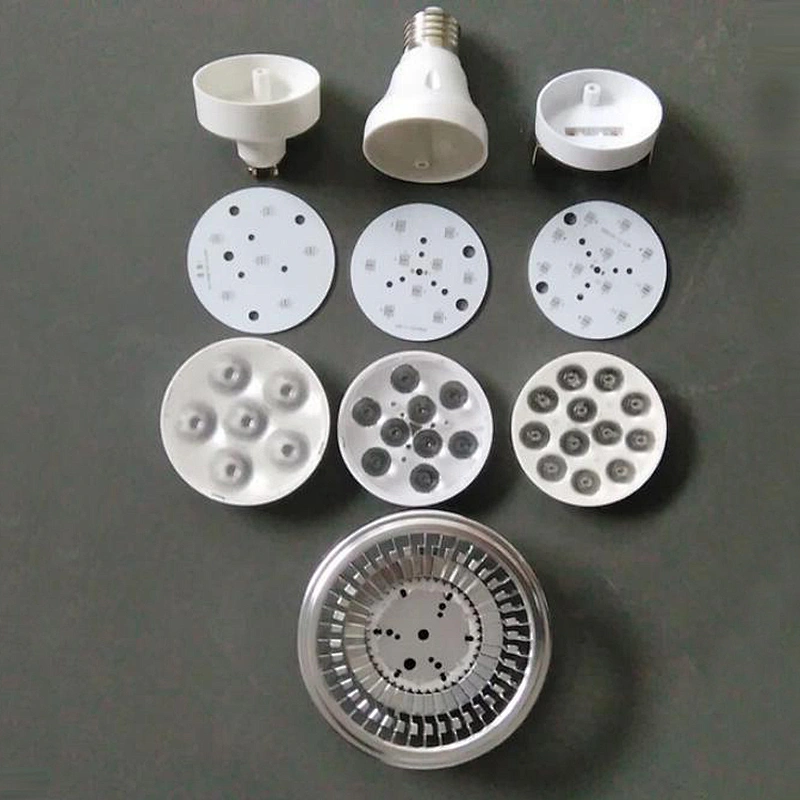 China Factory Customized Anodized Aluminum Alloy Heat Sink / Heatsink For Light