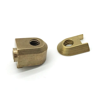 OEM Precision CNC Milling Machined / Turning Brass Coupler Parts
