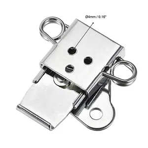 Metal Spring Loaded Butterfly Toggle Latch / Lock For Toolbox Chest, Trunk Flighting Case