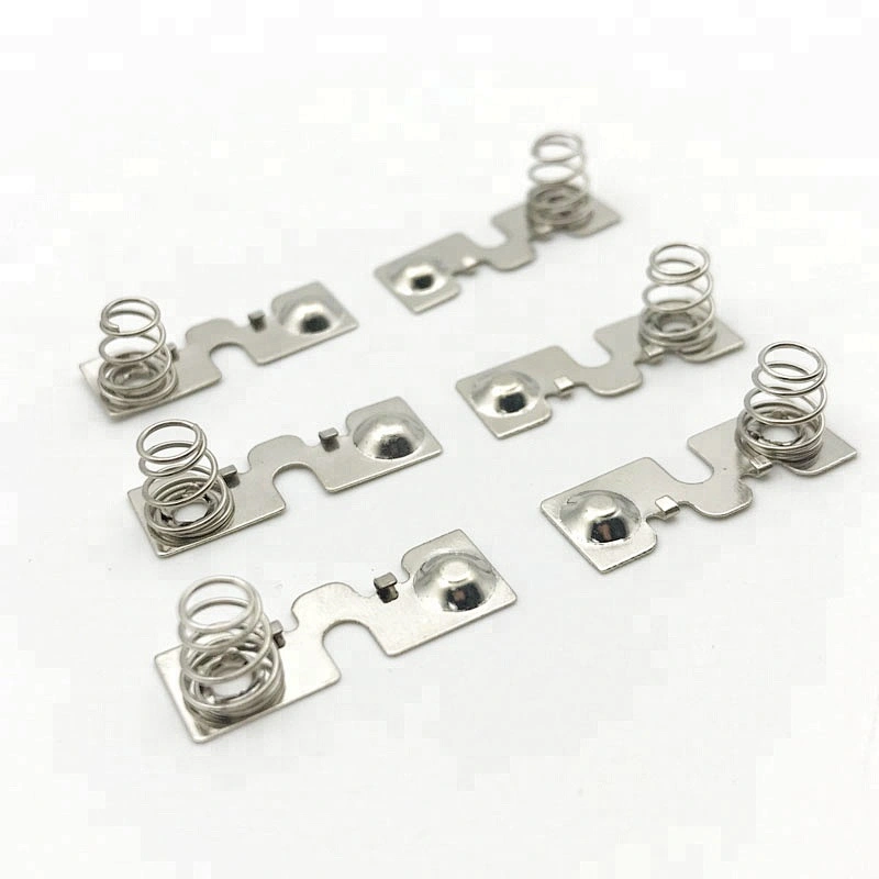 Precision Sheet Metal Stamping Tab Connector / Battery Terminal For PCB
