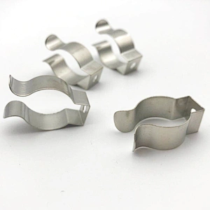 Custom U Shape 304 Spring Steel T8 Clip / Clamp For Led And Lamp
