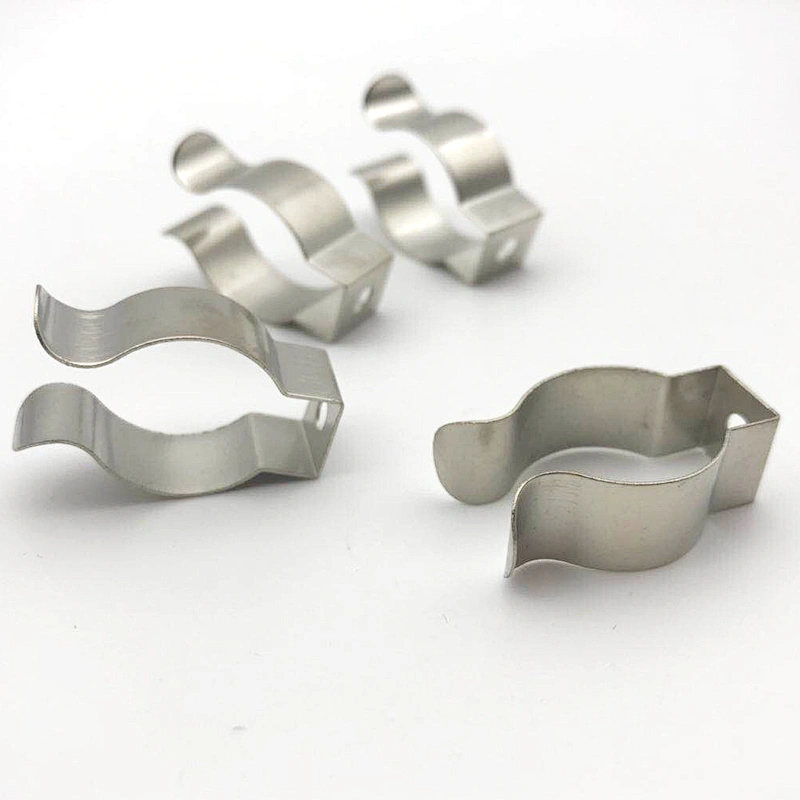 Custom U Shape 304 Spring Steel T8 Clip / Clamp For Led And Lamp