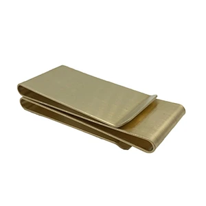Wholesale Custom Stainless Steel Brass Metal Blank Money Clip Hardware