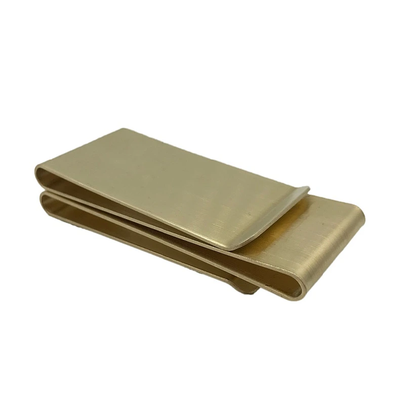 Wholesale Custom Stainless Steel Brass Metal Blank Money Clip Hardware