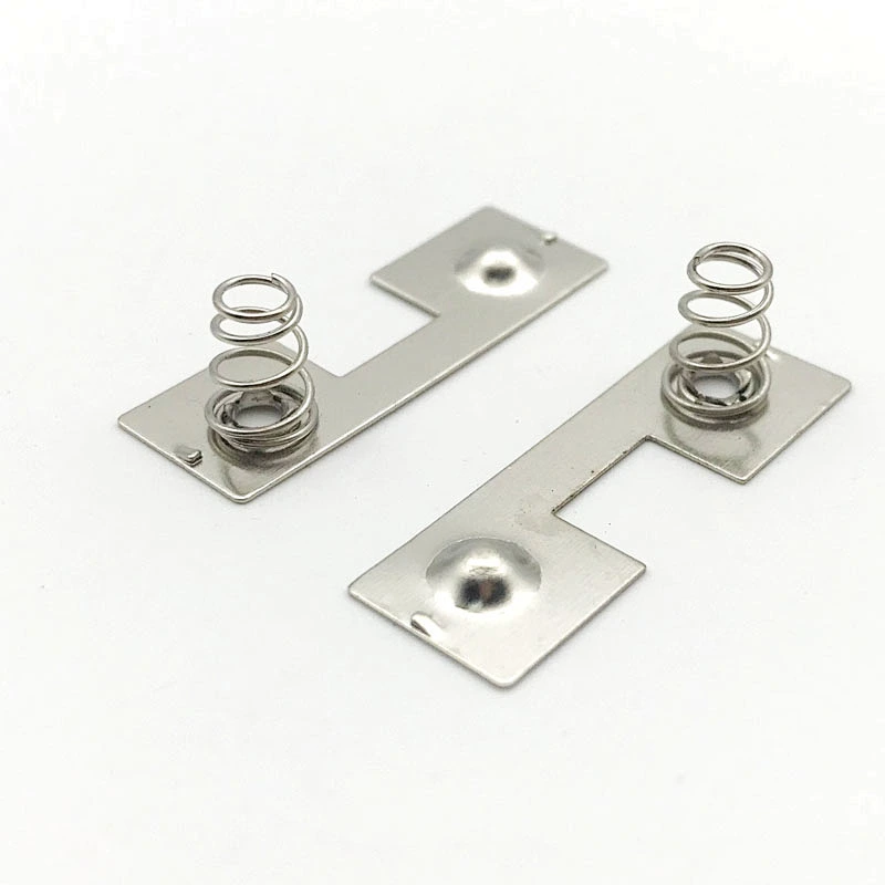Precision Sheet Metal Stamping Tab Connector / Battery Terminal For PCB