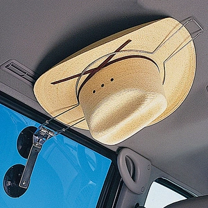 Stainless Steel Western Classic Hat Saver Rack / Holder On Vehicle