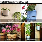 flower plant pot holder with ring