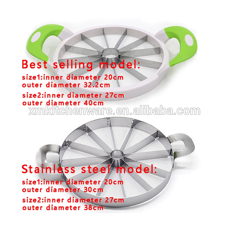 Stainless steel watermelon Slicer / Fruit Melon Cantaloupe Slicer/Fruit Simple cutter