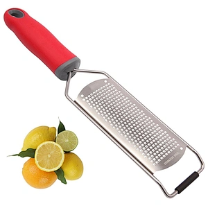 Food Grade Stainless Steel Cheese Plane / Grater With Plastic Handle