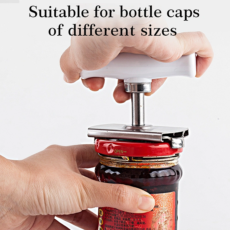 Multifunctional Adjustable Stainless Steel Jars / Cans / Bottles Opener