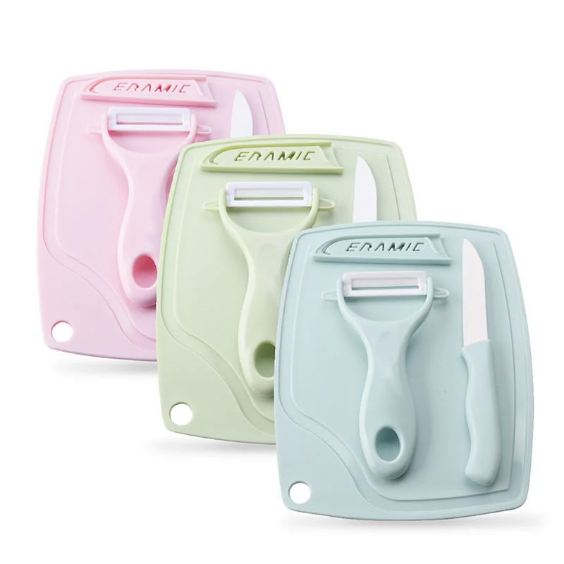 Flexible Food Grade ABS Plastic Vegetable Chopping / Cutting Board or Block Sets