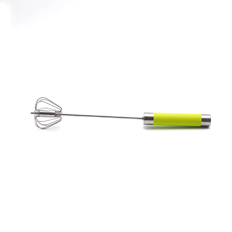 Long Handle Stainless Steel Whisk Egg Frother Beater Blender