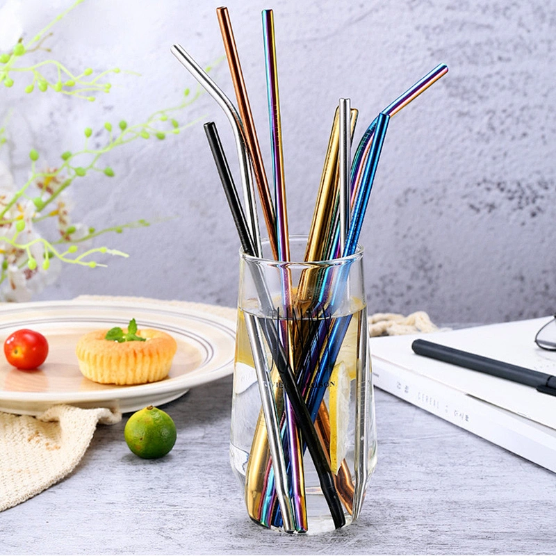 Wholesale Bar Accessories Food Grade Steel / Metal Drink or Drinking Straw