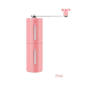 Fashionable Handcraft Plastic or Stainless Steel Manual Coffee Bean Mill Grinder