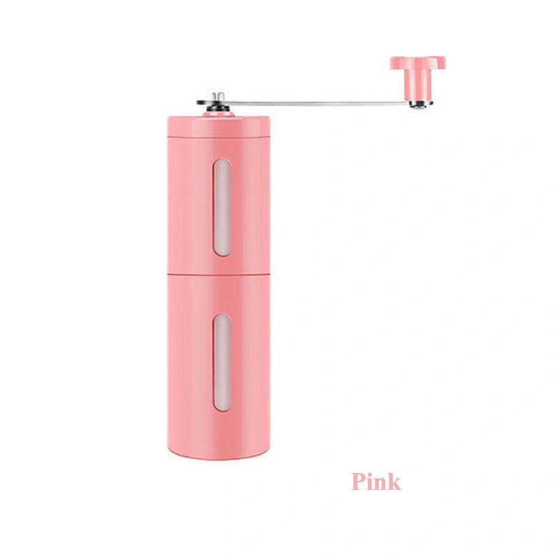Fashionable Handcraft Plastic or Stainless Steel Manual Coffee Bean Mill Grinder