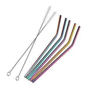 Wholesale Bar Accessories Food Grade Steel / Metal Drink or Drinking Straw