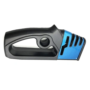 3 Stage Stainless Steel Multifunctional Kitchen Knife Sharpener With Non Slip Base