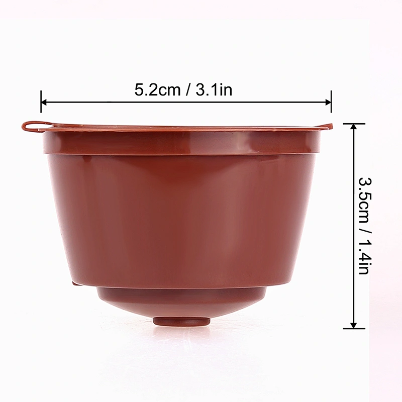 Colored Empty Plastic Re-usable Coffee Capsules Pod or Cup