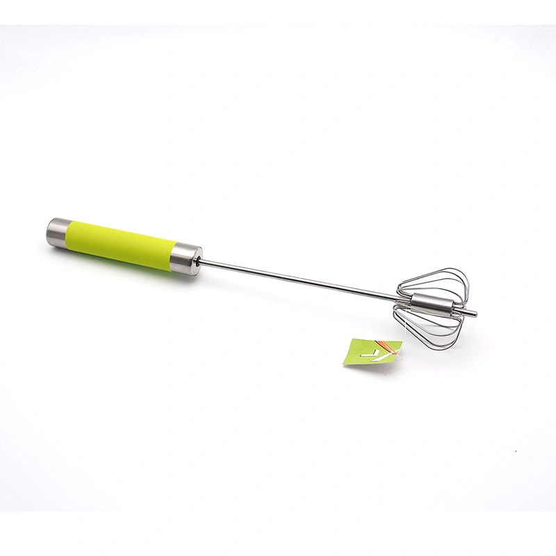 Long Handle Stainless Steel Whisk Egg Frother Beater Blender