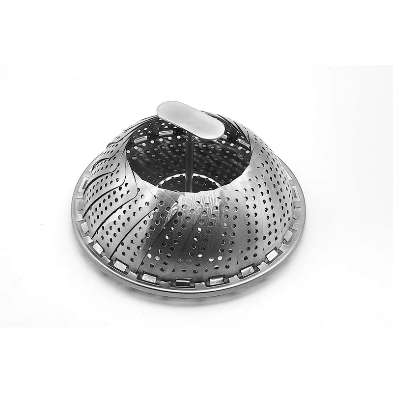 Eco friendly folding stainless steel steamer insert foldable steamer
