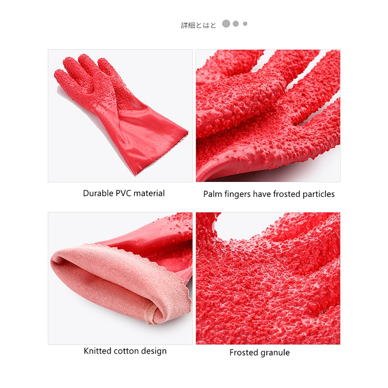 Magic Kichen Cleaning Rubber Peeler / Peeling Gloves For Vegetable