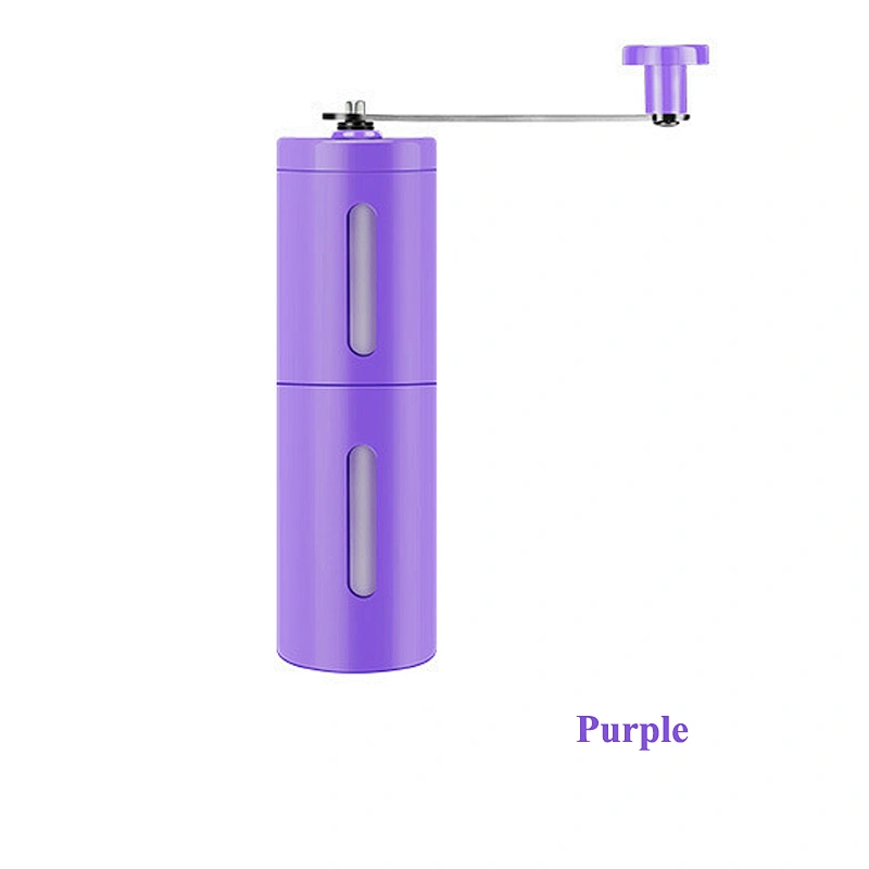 Portable Plastic or Stainless Steel Manual Coffee Bean Mill Grinder