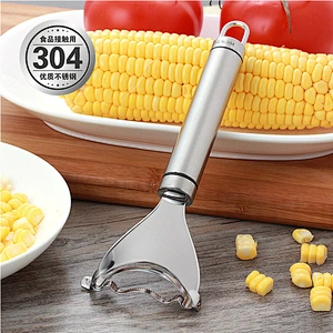 Manual Kitchen Tools Food Grade SUS 304 Stainless Steel Corn Peeler / Planer