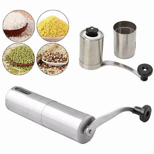 Hot Selling Manual 304 Stainless Steel Coffee Bean Mill Grinder