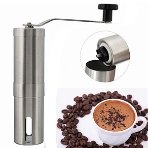 Stainless Steel Hand Made, Manual Coffee Mill Grinder For Sale