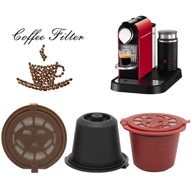 Colored Empty Plastic Re-usable Coffee Capsules Pod or Cup