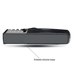 3 Stage Stainless Steel Multifunctional Kitchen Knife Sharpener With Non Slip Base