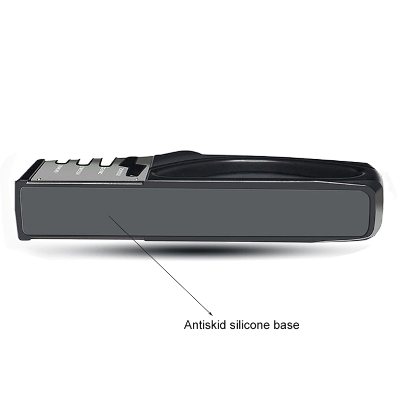3 Stage Stainless Steel Multifunctional Kitchen Knife Sharpener With Non Slip Base