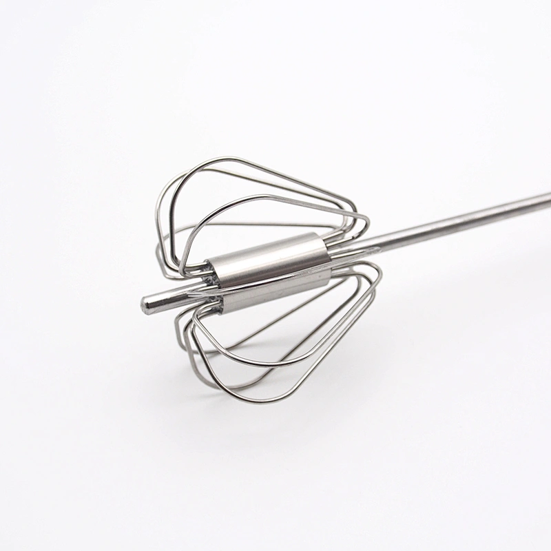 Long Handle Stainless Steel Whisk Egg Frother Beater Blender