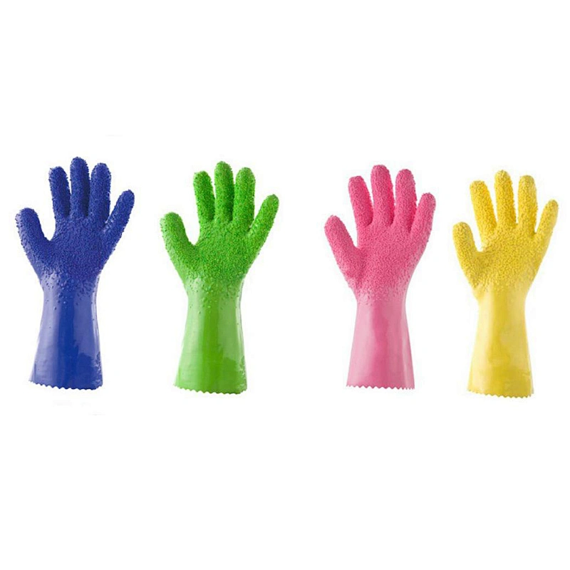 Magic Kichen Cleaning Rubber Peeler / Peeling Gloves For Vegetable