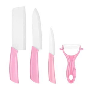 Kitchen Accessories ABS and Ceramic Mini Fruit Knife Set With Cutting Board