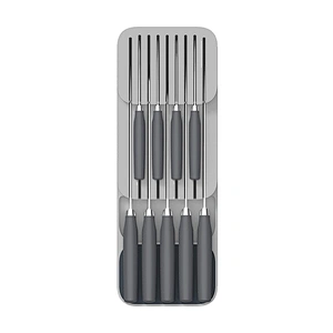 Plastic Kitchen Drawer Organizer Tray For Flatware, Cutlery and Knife Storage