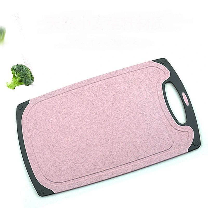 Kitchen Food Grade PP Plastic, Wheat Straw Cutting / Chopping Block or Board Set 3