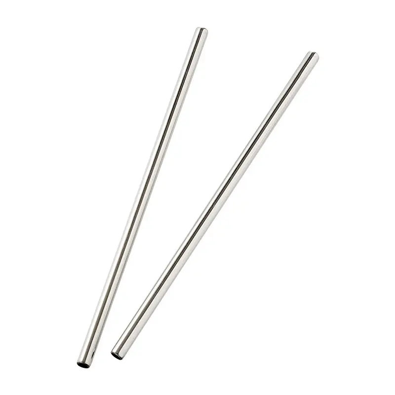 Wholesale Stainless Steel Environmental Protection Non-disposable Elbow Metal Thick Straw