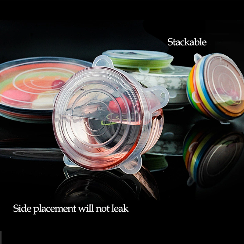 Reusable Silicone Stretch Libs, Leak-proof Storage Silicone Food Cover